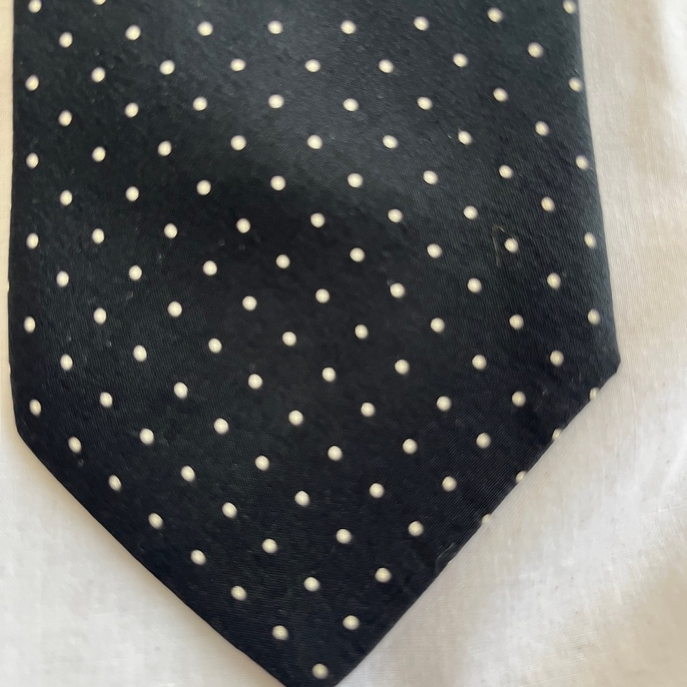 Black Polka Dot Tie